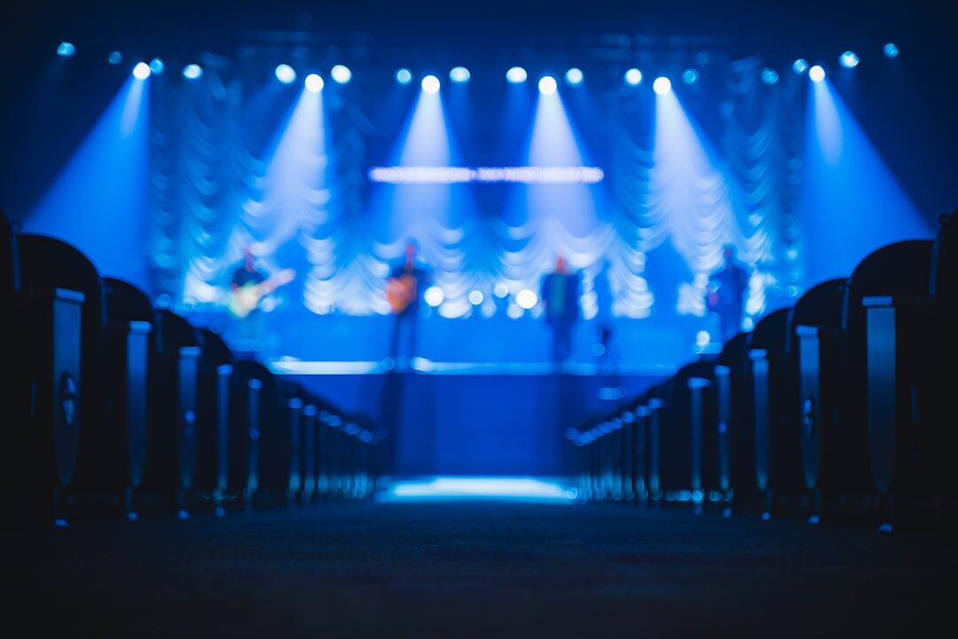 empty concert stage